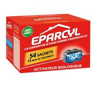 Eparcyl - Sacchetti (12 mesi di trattamento) di attivatore biologico per fosse settiche, per la loro manutenzione (Confezione da 54)