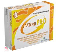 Deltha Pharma Epatoril Pro Integratore Funzione Epatica, 20 Capsule