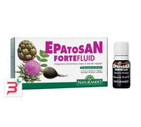 Naturando Epatosan Forte Fluid - Nutraceutico per depurare e disintossicare il fegato - 10 flaconcini