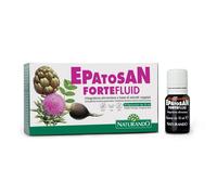 Naturando Epatosan Forte Fluid - Nutraceutico per depurare e disintossicare il fegato - 10 flaconcini