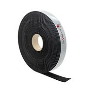 EPDM - Guarnizione in caucciù su un lato, autoadesiva, Profili in Gomma Sigillante, 10 m per rotolo, larghezza 40 mm x spessore 8 mm (40 x 8)