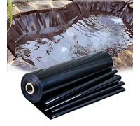 EPDM - Rivestimento per laghetto da 0,2 mm, in HDPE, rinforzato, impermeabile, pieghevole, per la vita acquatica, dimensioni: 9 x 10 m