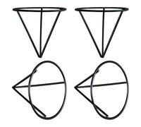 Epdpekc 4 Pezzi Supporto In Metallo per Coltivazione di Semi di Avocado per Supporto per Coltivazione Semi Radice con Tazza Larga 3,15 Pollici Supporto Metallo Triangolare per Semi