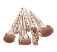 Epdpekc 9 Pennelli per Trucco Ovale Dorato Set di Pennelli per Trucco Tracce Set di Pennelli per Ombretto