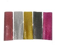 Epdpekc Copri Maniglia del Microfono, per Maniglia del Microfono con Strass Scintillanti per Feste e Programmi TV, per la Maggior Parte dei Microfoni Wireless, Multicolore