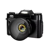 Epdpekc Fotocamera per Fotografia Digitale 4K WiFi Web Cam Videocamera per Streaming da 48 MP Fotocamera Digitale con Obiettivo Grandangolare