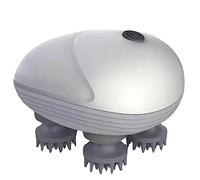 Epdpekc Massaggiatore Elettrico per Gatti Domestici per Cani Massaggio per la Cura Della Salute del Collo Della Spalla del Cuoio Capelluto del Corpo del Cane-Bianca