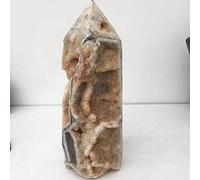 EPEDIC Reiki Crystal Natural Flashing Star Grezzo Scettro di Pietra può Essere utilizzato for la CHENRANYIN (Size : 700-750g)