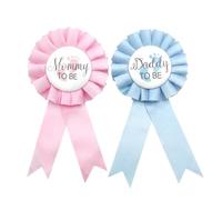 Eperlorit Distintivi con scritta "Mommy Daddy to Be", 2 pezzi, per baby