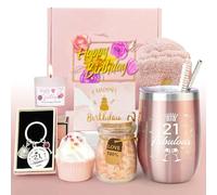 Epessa Regali per il 21° Compleanno per Lei, Regali per Donne di Compleanno Unico, Regalo di Compleanno per Donne che Compiono 21 Anni, Cesti di Compleanno Personalizzati per Donne, Migliori Amici