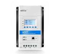 EPEVER® 30A MPPT Regolatore di Carica Solare 12V/24V Tensione di Identificazione Automatica con Display LCD e Porta USB - TRIRON3210N