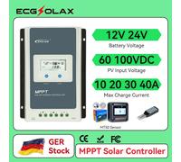 EPEVER 40A 30A 20A 10A MTTP Regolatore di carica solare 12V 24V Regolatore automatico del pannello solare con MT52 Misuratore remoto Tracer 4210AN-G3