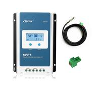 EPEVER - Controller per ricarica di pannelli solari MPPT, 10 A, 12 V/24 V di funzionamento automatico max. Regolatore per pannello solare PV 60 V con display LCD per batteria al litio gel AGM