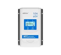 EPEVER® MPPT DuoRacer 10 A regolatore di carica solare DR1206N per 2 batterie, 12 V/24 V, per auto, PV 100 V (DR1206N)