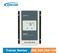 EPever MPPT regolatore del caricatore solare LCD 10A 20A 30A 40A regolatore solare 12V 24V per batterie al litio dell'inondazione della guarnizione del Gel al piombo