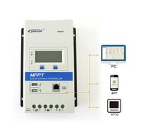 Epever TRIRON Mppt Solare Charge Controller 10/20/30 / 40A, con Dual USB Porte