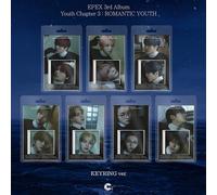 EPEX [YOUTH CHAPTER 3:ROMANTIC YOUTH] Album KEY RING 7 Ver SET/7QR+7Chain+7Card