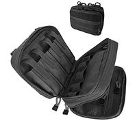 EPG - Borsa tattica EDC, borsa multiuso Molle, organizer EDC, borsa organizer per zaino di pronto soccorso, borse Molle, zaino Molle, borsa modulare di sopravvivenza, borsa tattica, grande, nera