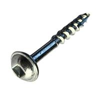 EPH EPHS832250C - Viti con foro tascabile, per legno tenero e tavole artificiali, lunghezza 32 mm, confezione da 250, viti autofilettanti grossolane con attacco quadrato Robinson 2, colore: argento