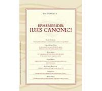 Ephemerides Iuris canonici (2012). Vol. 1