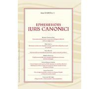 Ephemerides Iuris canonici (2013). Vol. 1