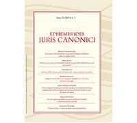 Ephemerides Iuris canonici (2013). Vol. 1 - AA.VV.