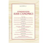Ephemerides Iuris canonici (2013). Vol. 2 - AA.VV.