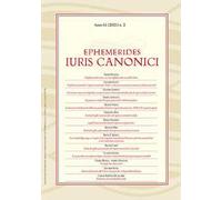 Ephemerides Iuris canonici (2021). Vol. 2