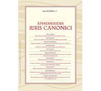 Ephemerides Iuris canonici (2022). Vol. 1