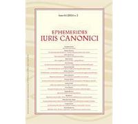 Ephemerides Iuris canonici (2024). Vol. 2