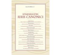 Ephemerides iuris canonici (2025) (Vol. 2)