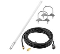EpheyFIF 12dBi Per LoRa HNT Minatori per Bobcat Minatore Per Omni Vetroresina Antenna Cavo 8M