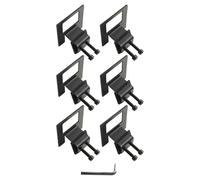 EpheyFIF 6 pz antiscivolo materasso lunetta telaio letto in metallo fermo materasso scorrevole tappo materasso pinza supporto fermo deflettore hardware