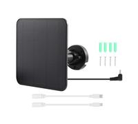 EpheyFIF Caricatore efficiente del pannello solare 5W con il cavo dei 3 tester per uso all'aperto della macchina fotografica dell'anello