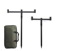 EpheyFIF Carp Fishing Buzz Bar Set Con Tackle Bag Banca Bastoni Con 2/3 Rod Rest Testa Carpa Pesca In Lega di Alluminio Allarme Staffa Strumenti