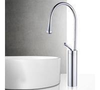 EpheyFIF Il rubinetto del lavandino del rubinetto del lavandino del rubinetto di sguardo senza cuciture d'argento controlla