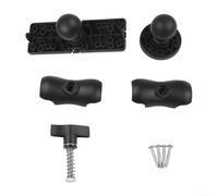 EpheyFIF per Gps Bar Mount con 4 viti autofilettanti per gps Bar Mount | Corpo in nylon ad alta resistenza, hardware in acciaio inossidabile, resistente alla ruggine, durata di grado marino