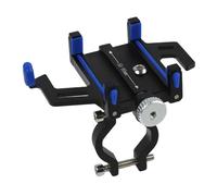 EpheyFIF Supporto per telefono per bicicletta Supporto per telefono per moto Antiurto Smontaggio rapido Blu Rosso Nero Arancione Facile installazione Parti Ciclismo