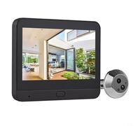 EpheyFIF - Telecamera per spioncino digitale con schermo da 4,3 pollici, campanello WiFi, rilevazione movimento, visione notturna, durata batteria 180 giorni per fori porta da 14-30mm