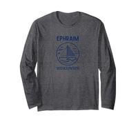 Ephraim Wisconsin Cool Sailboat Maglia a Manica