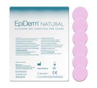 Epi-Derm - Cerotti Silicone per Cicatrici | Riduce e Ammorbidisce | Adattabile a Tutte le Cicatrici | Riutilizzabile 8-12 Settimane | 1x6 Pezzi, Trasparente