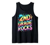 Epic 2ND Grade Rocks Last Day Tiny Humans Teacher Sign My Canotta