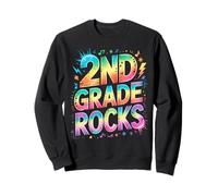 Epic 2ND Grade Rocks Last Day Tiny Humans Teacher Sign My Felpa