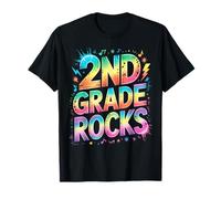 Epic 2ND Grade Rocks Last Day Tiny Humans Teacher Sign My Maglietta