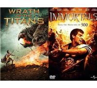 Epic Ancient Fantasy Battle Double Feature - Wrath of the Titans & Immortals 2 DVD Bundle