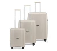 Epic Anthem 4 ruote Set di valigie 3 pezzi con piega di espansione beige