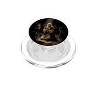 Epic Bible Story Christian Graphic - Daniel and Lions PopSockets PopGrip per MagSafe