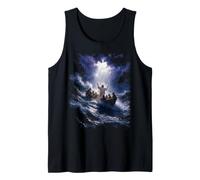 Epic Bible Story Christian Graphic - Jesus Calming The Storm Canotta