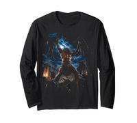 Epic Bible Story Christian Graphic - Samson Battle Maglia a Manica