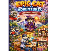 Epic Cat Adventures: Creative Worlds, Fun Stories, and Amazing Cats to Color